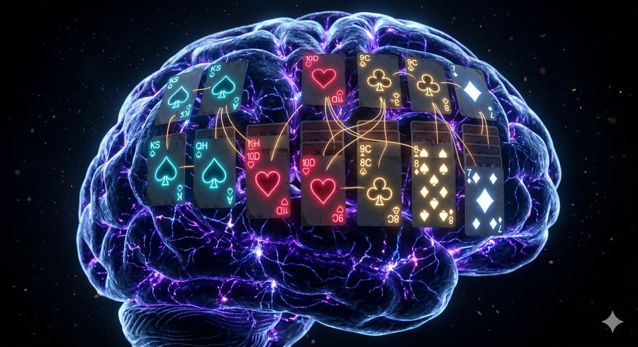 Spider Solitaire and Neuroscience