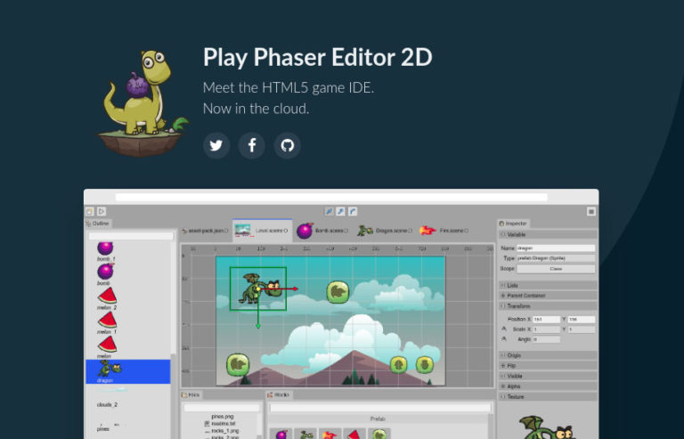 Phaser Editor 2D v3 released - Gamedev.js
