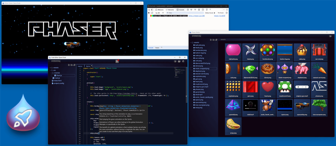 Phaser Launcher – free app to quickly create Phaser games - Gamedev.js