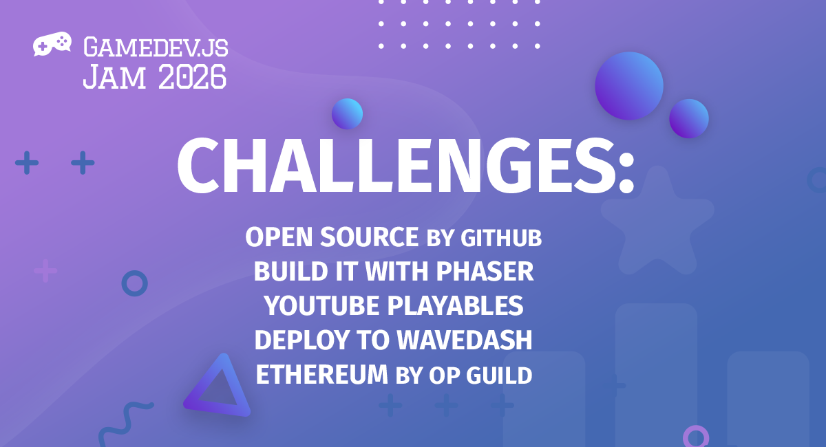 All challenges in Gamedev.js Jam 2026