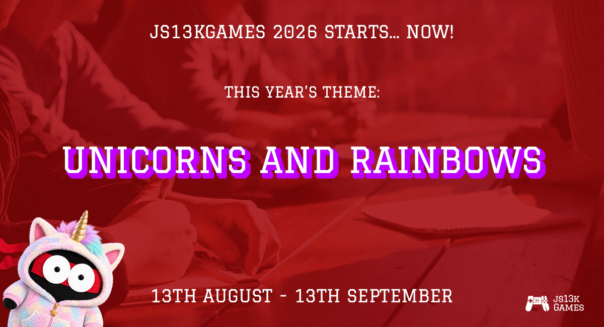 js13kGames 2026 started!